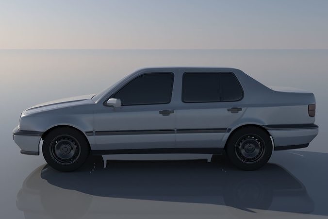 Volkswagen Vento 1993 3D print model 2