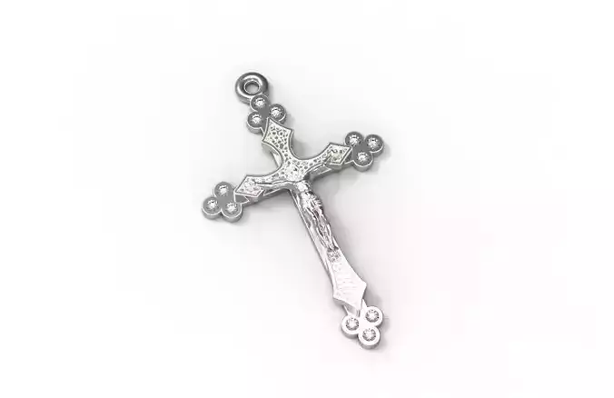 G0458 silver cross pendant