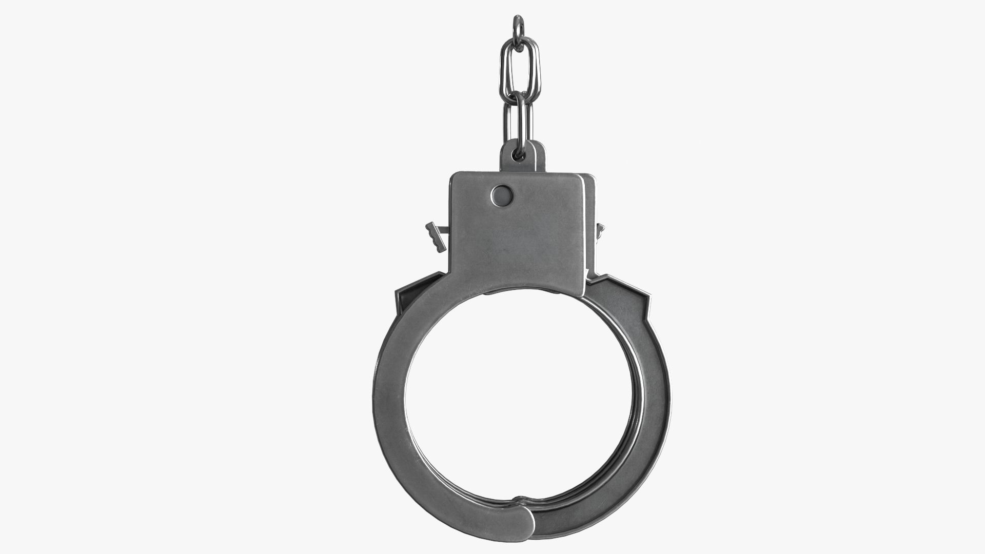 Handcuffs pair of Low-poly 3D model_5