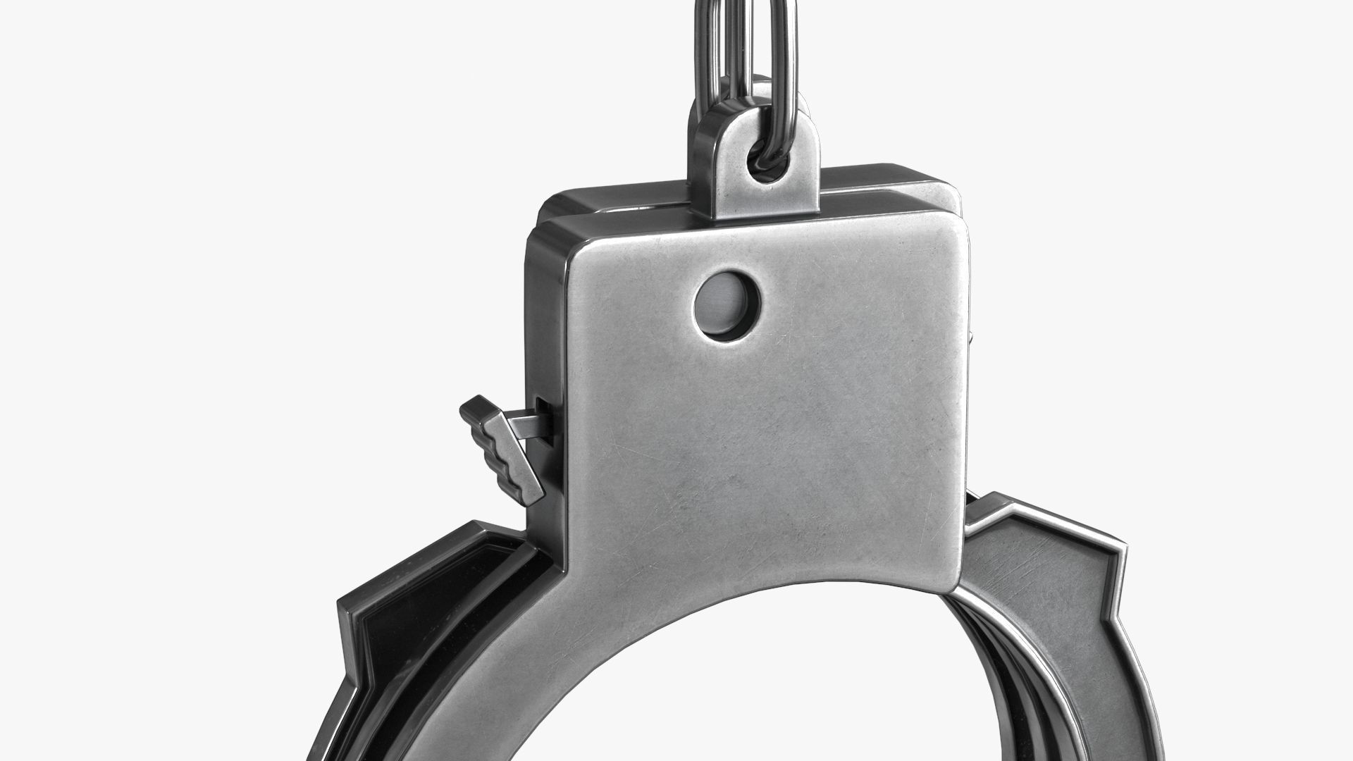 Handcuffs pair of Low-poly 3D model_6