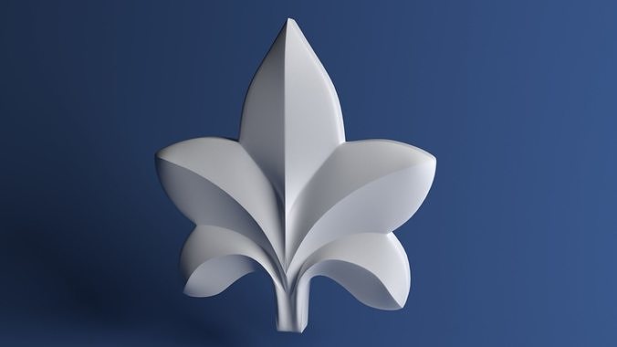lepnina fleur de lis 3D model