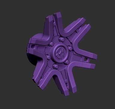 Fuel Wheel  3D print model_1