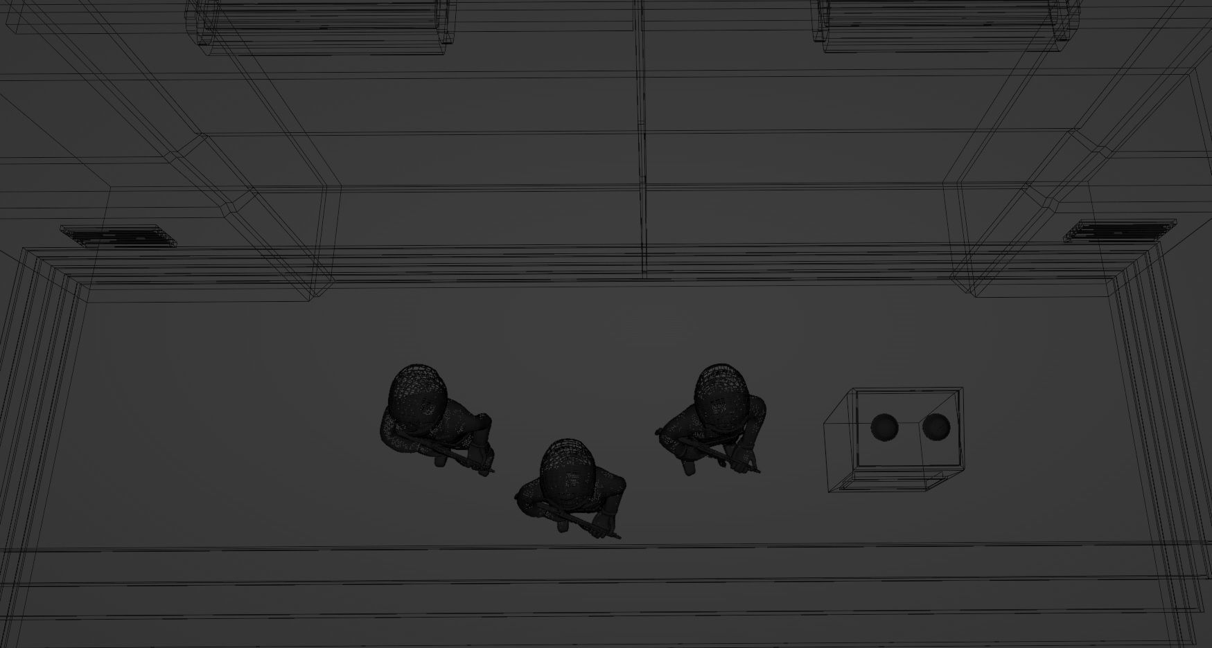 Squid Game Pink Soldiers Low-poly 3D model_6