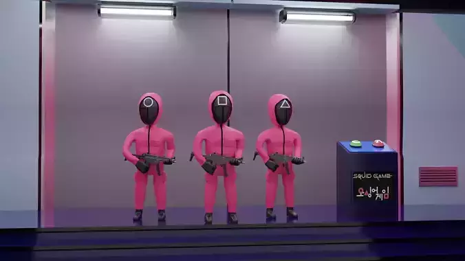 Squid Game Pink Soldiers