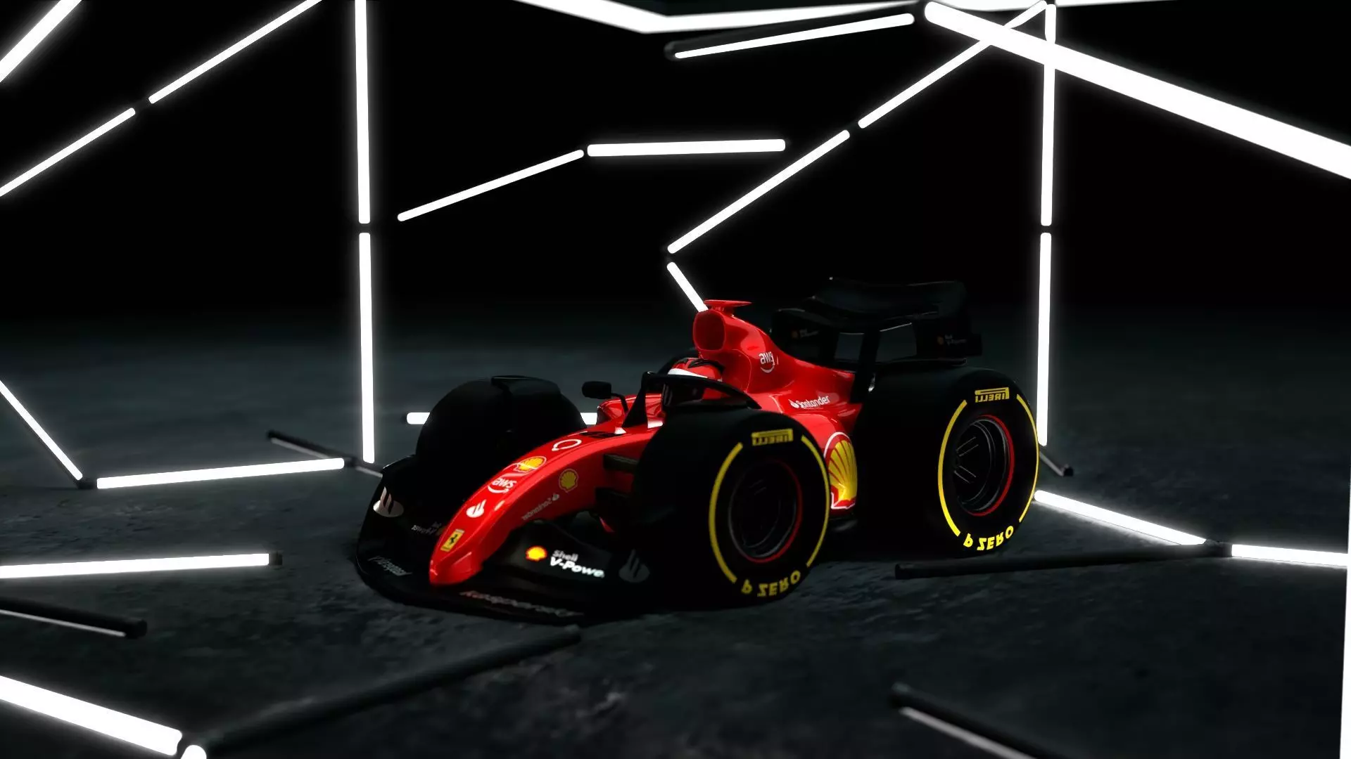 Mini Car Formula 1 3D model