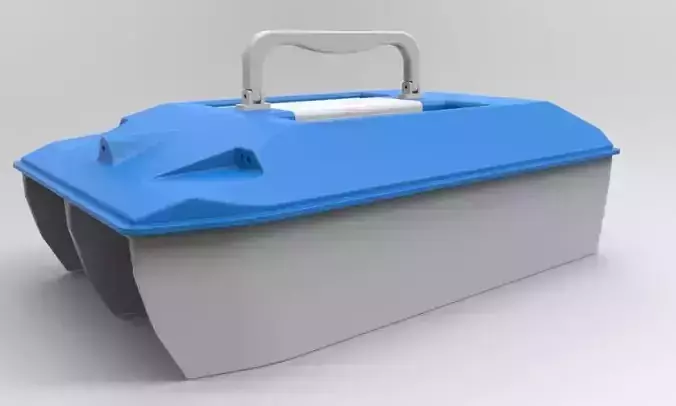 Large format baitboat for carpfishing with waterjet  3D print model