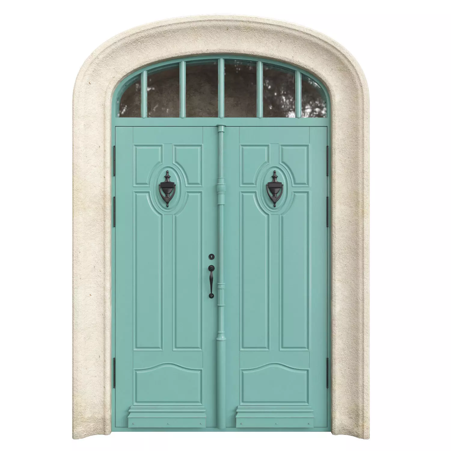 Entrance classic door 68  3D model_0