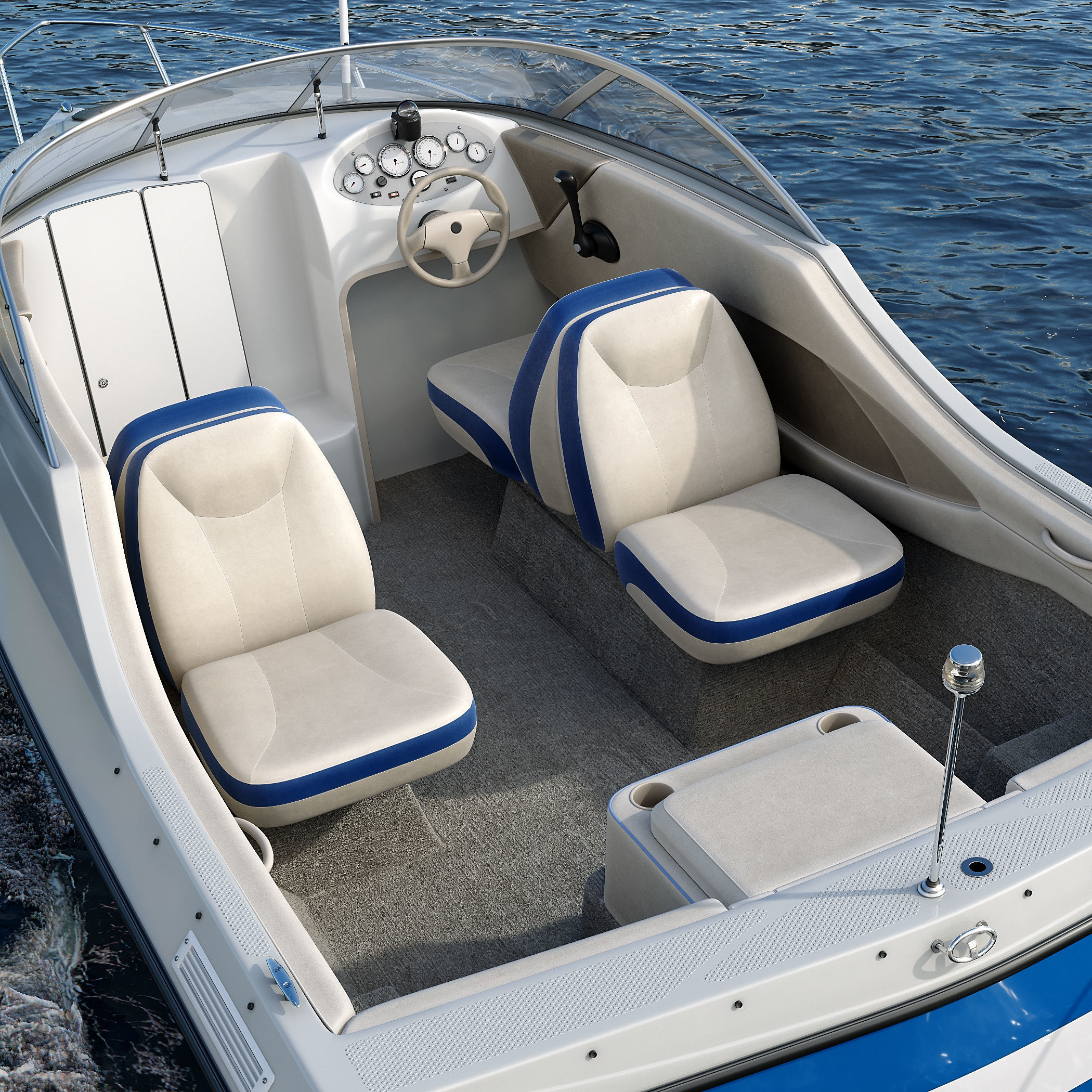 Boat Bayliner 3D model_5