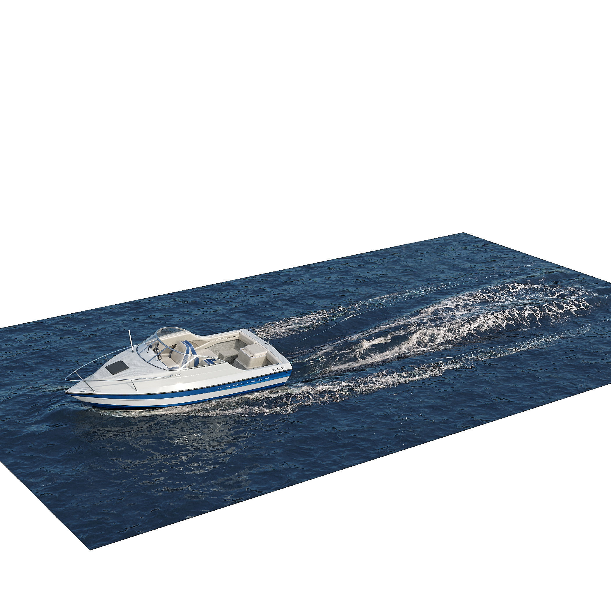 Boat Bayliner 3D model_3