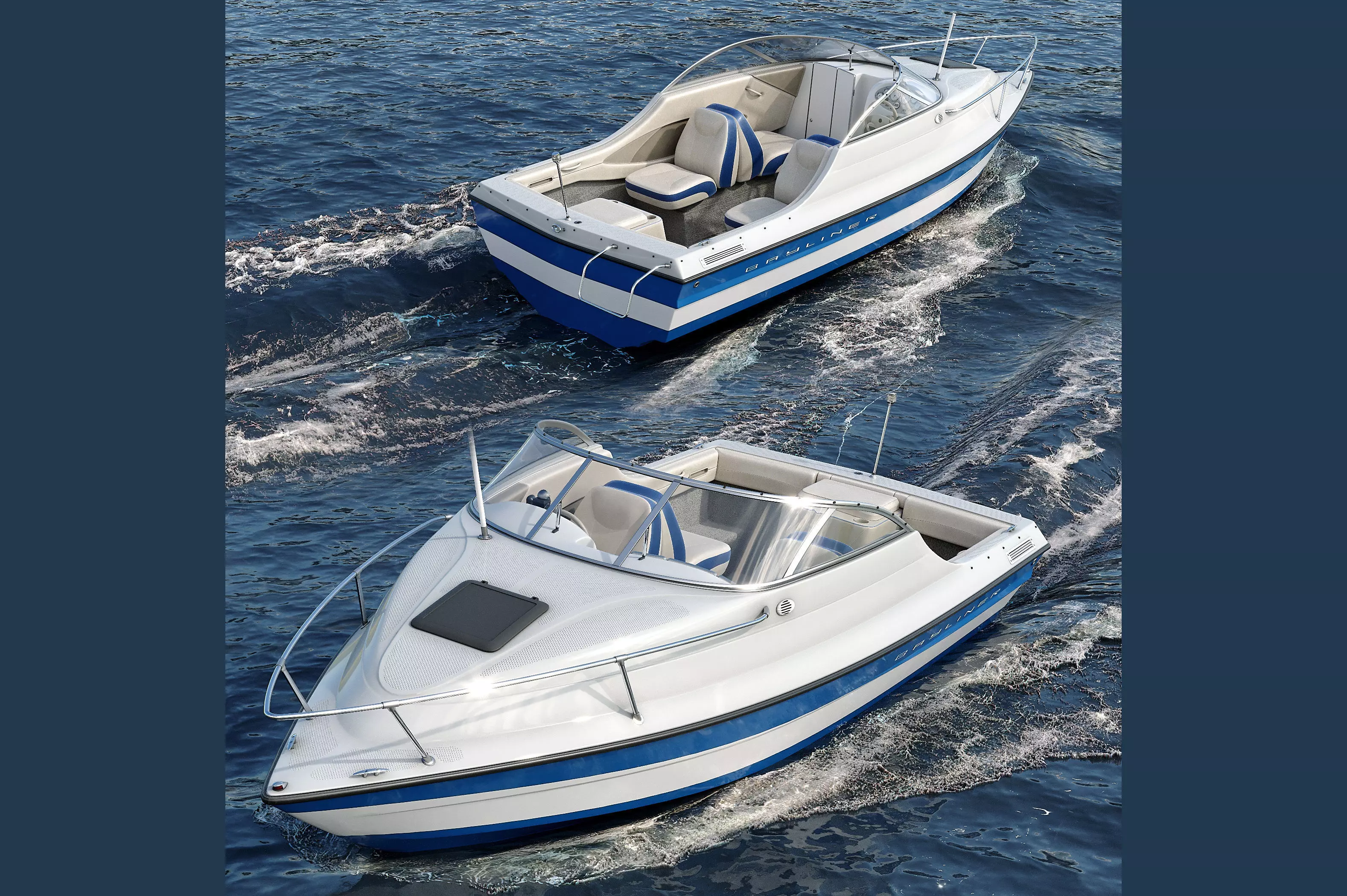 Boat Bayliner 3D model_0
