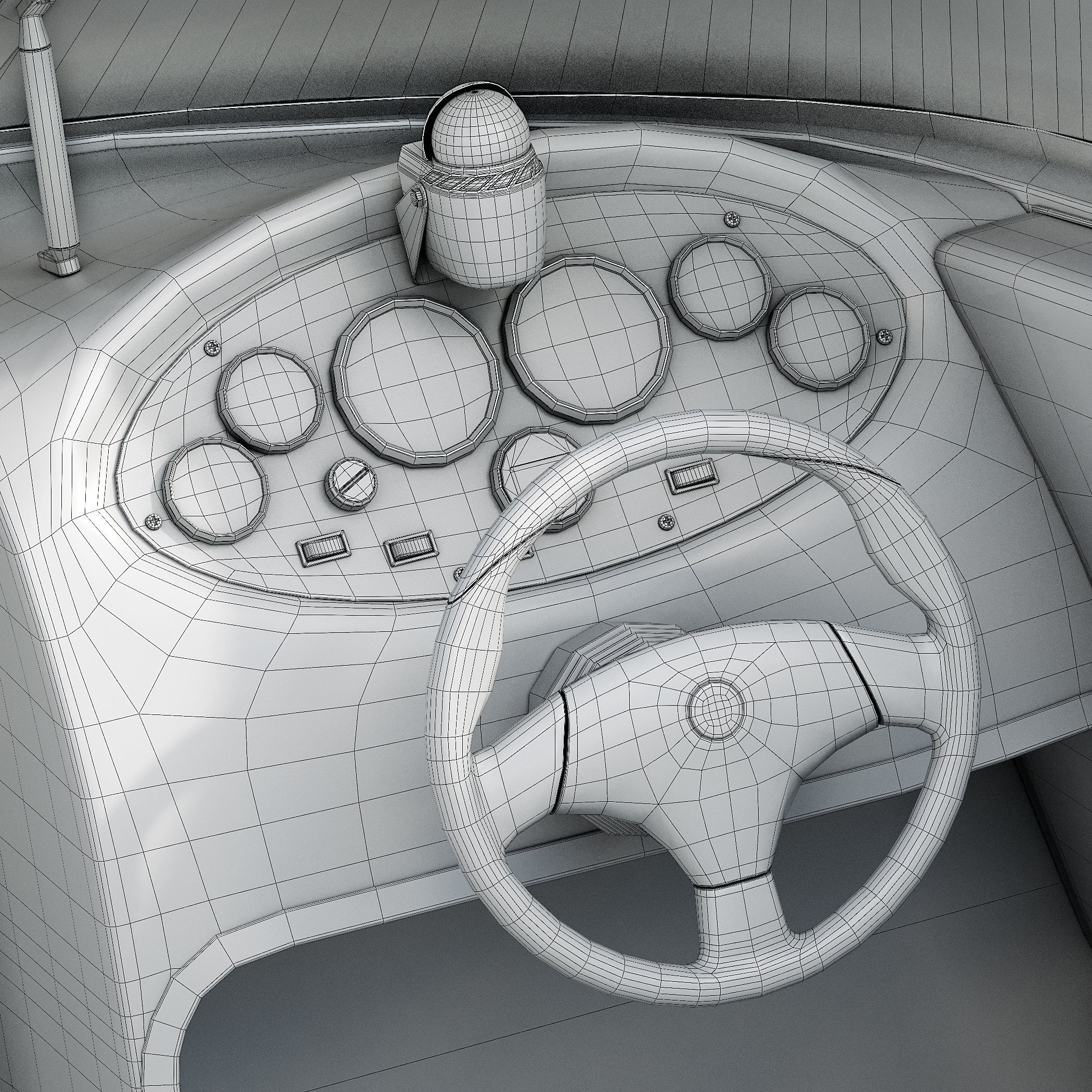 Boat Bayliner 3D model_8