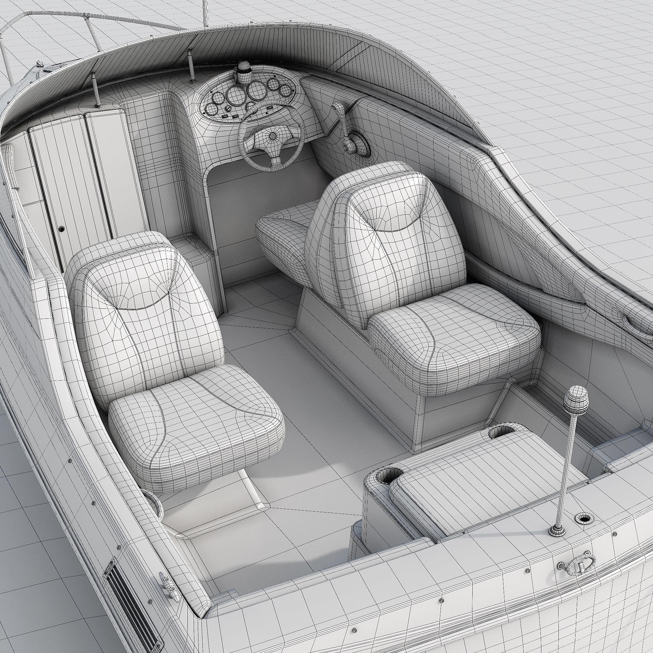 Boat Bayliner 3D model_6