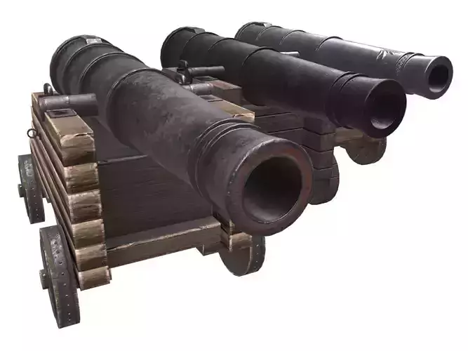 Pirate naval cannon pack