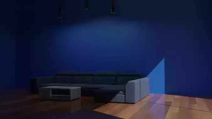 3d sofa 3 seater with table