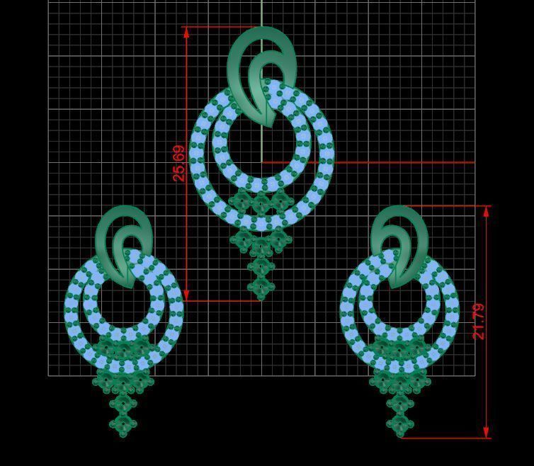 Half set 009 3D print model_3