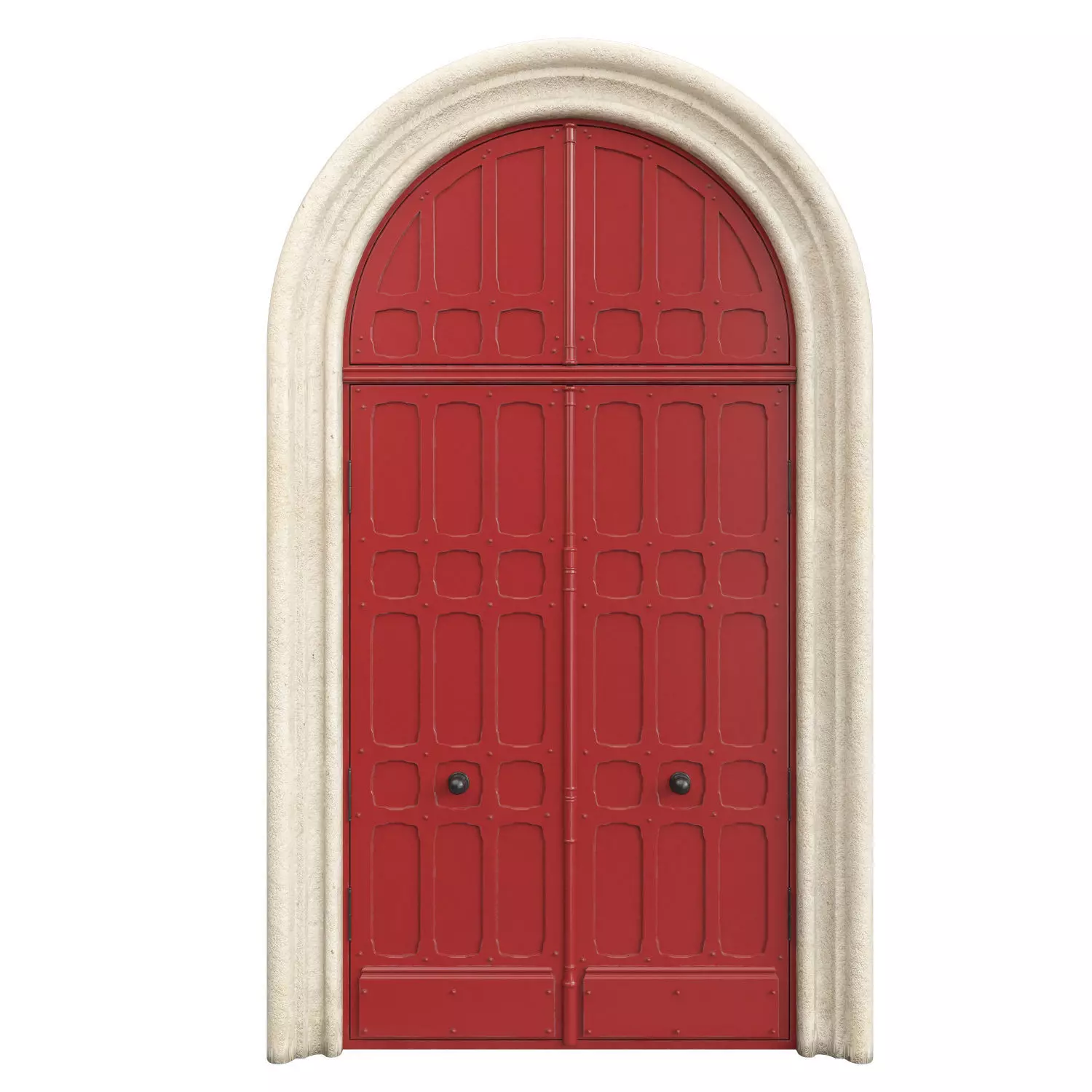 Entrance classic door 73 3D model_0