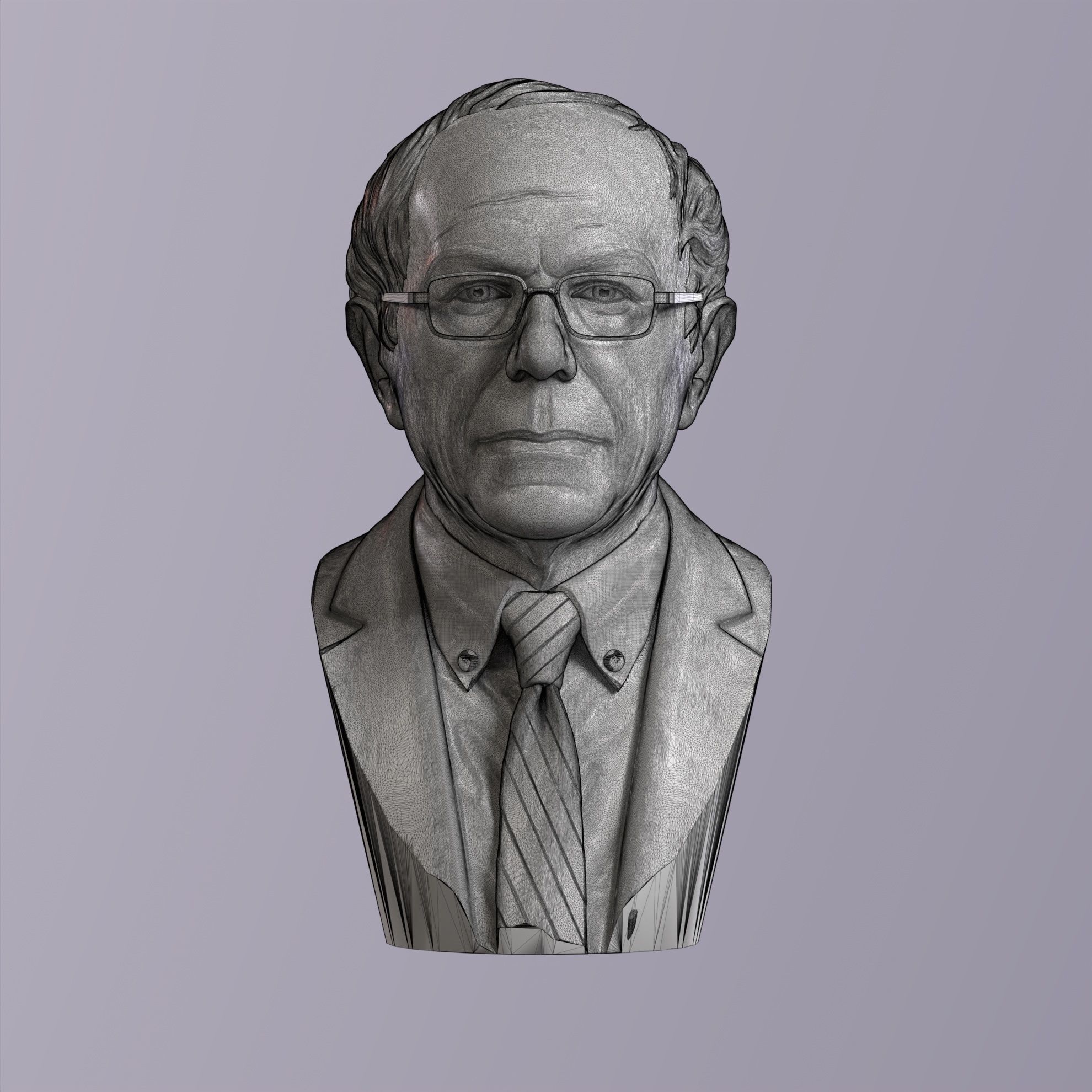 Bernie Sanders 3D print model_8