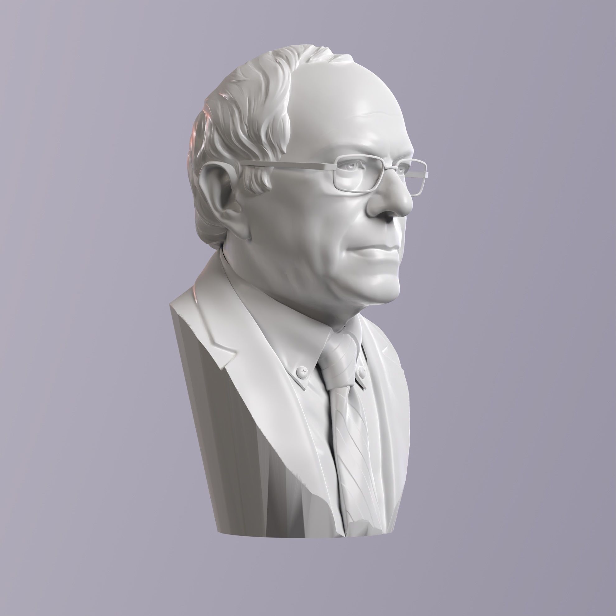 Bernie Sanders 3D print model_4