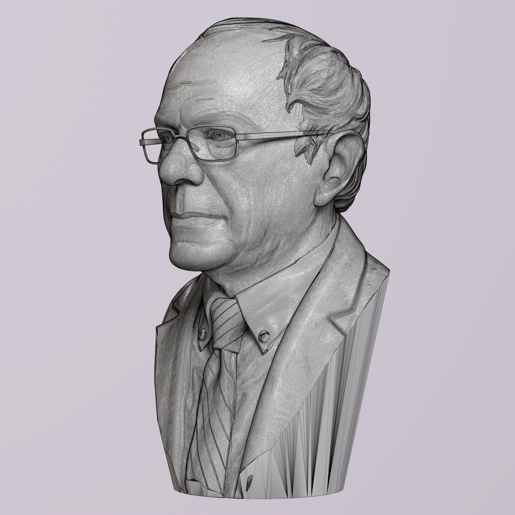 Bernie Sanders 3D print model_7