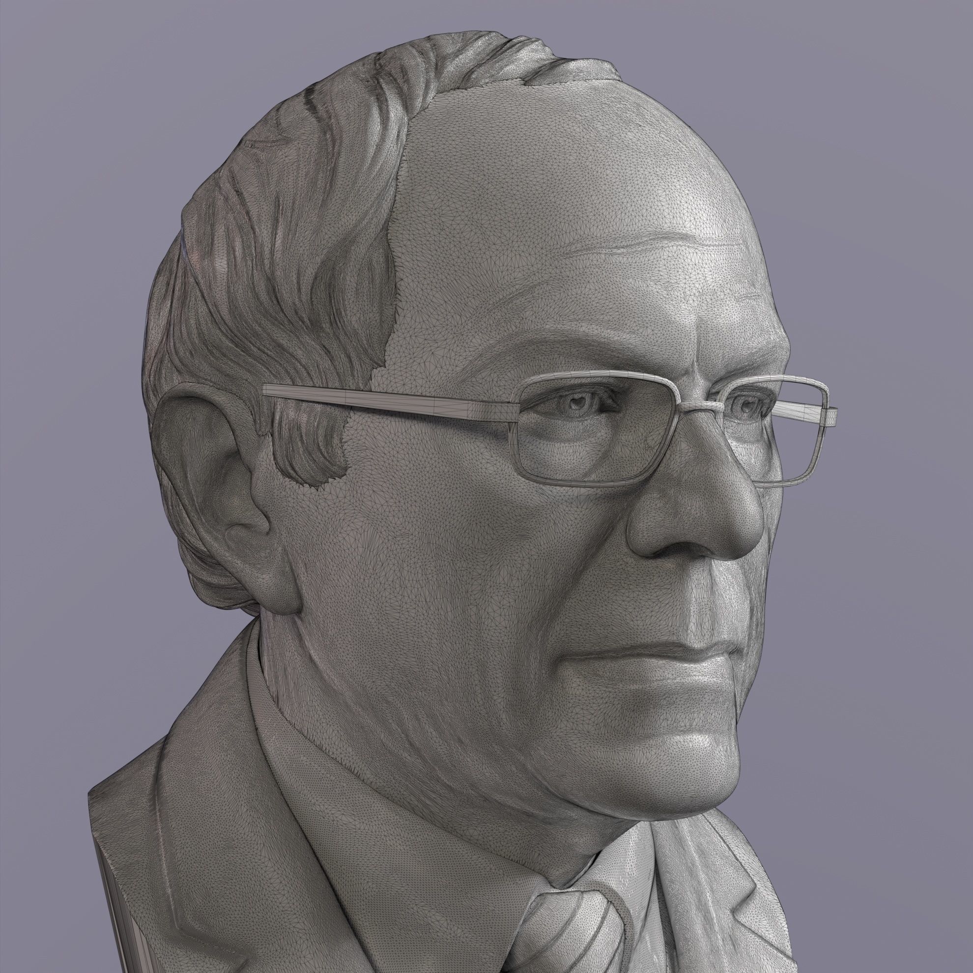 Bernie Sanders 3D print model_6
