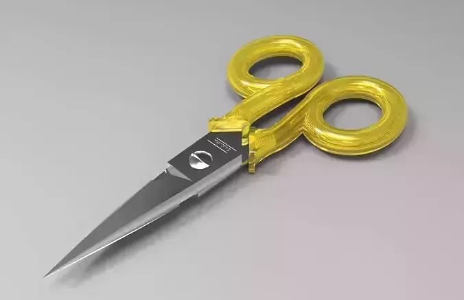 scissors pair of 3D model