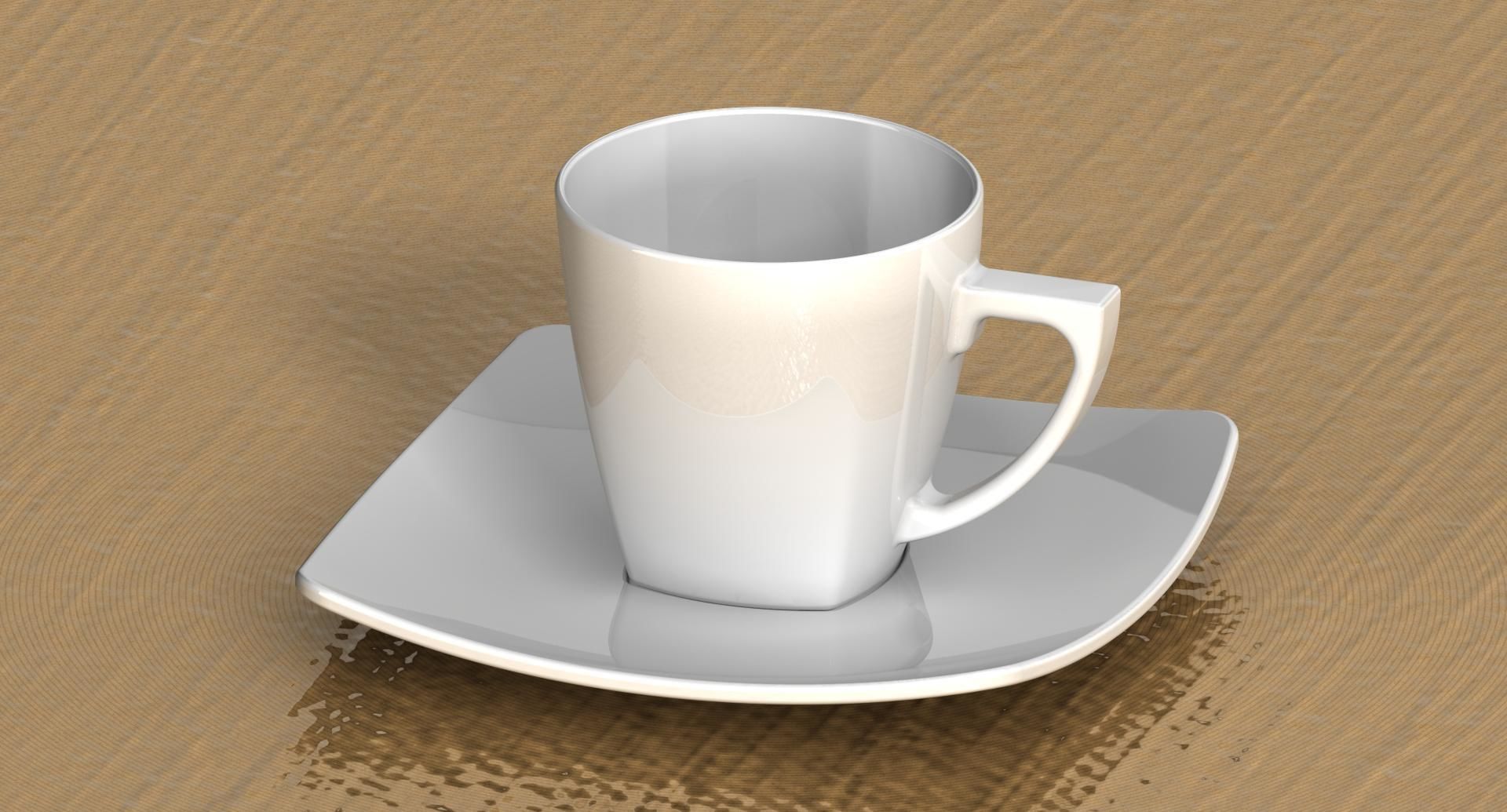 Espresso cup 3D model_1