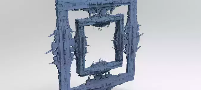 Cube Space station Huge 7