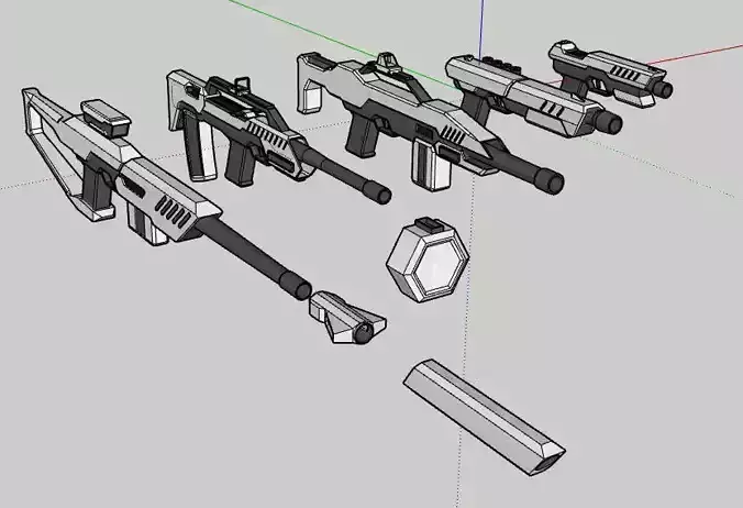 Weapons set Alpha-1