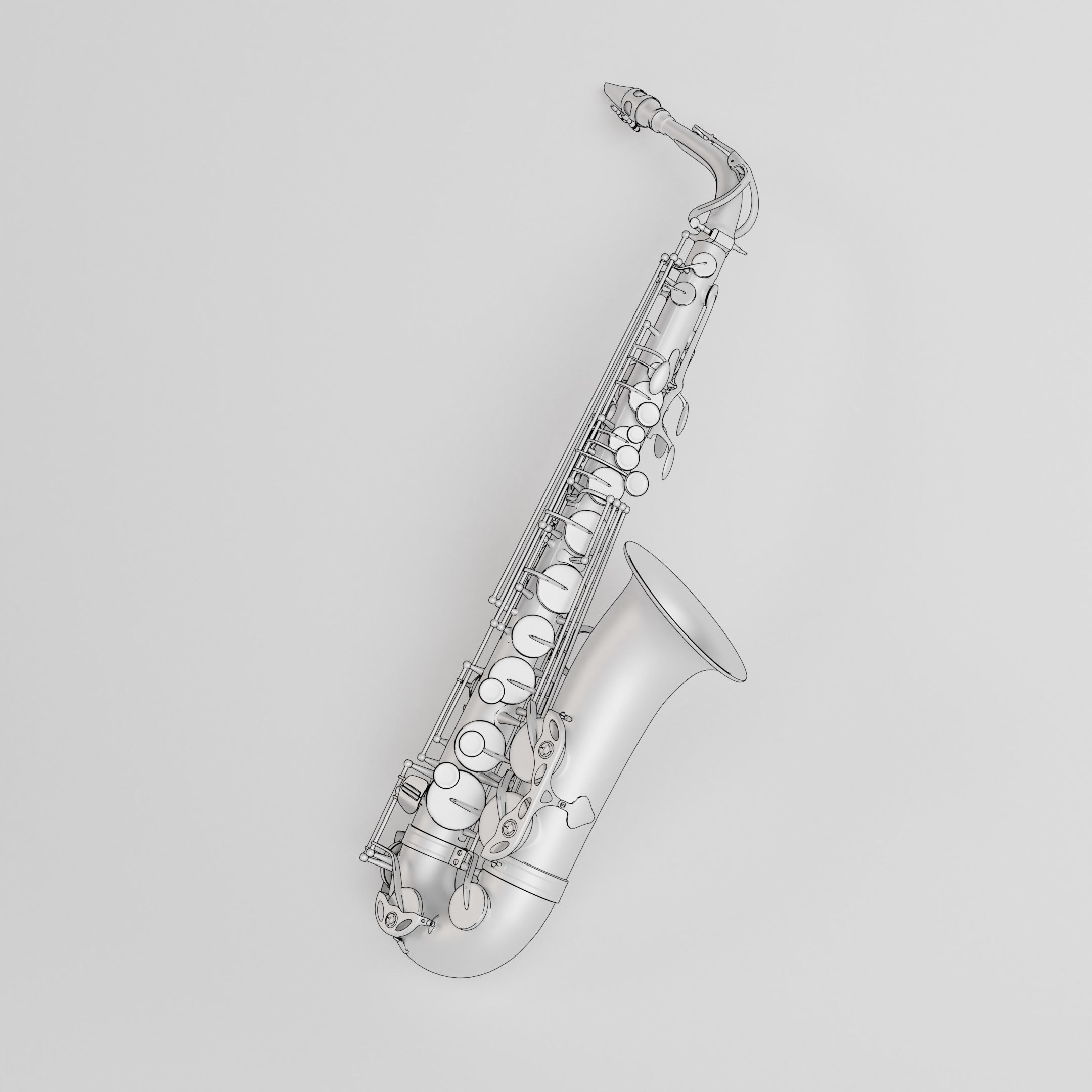 Alto Sax 3D model_5