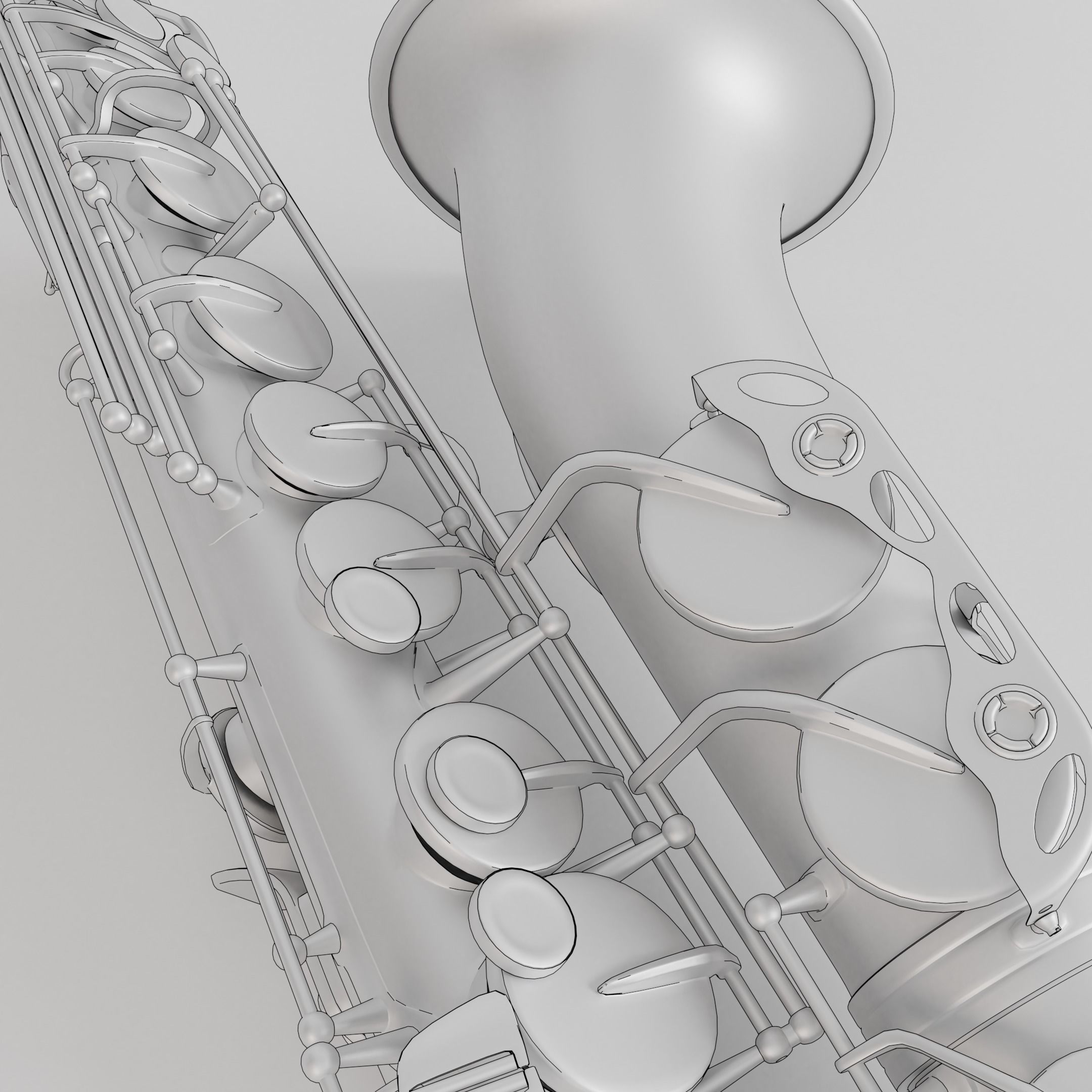 Alto Sax 3D model_15
