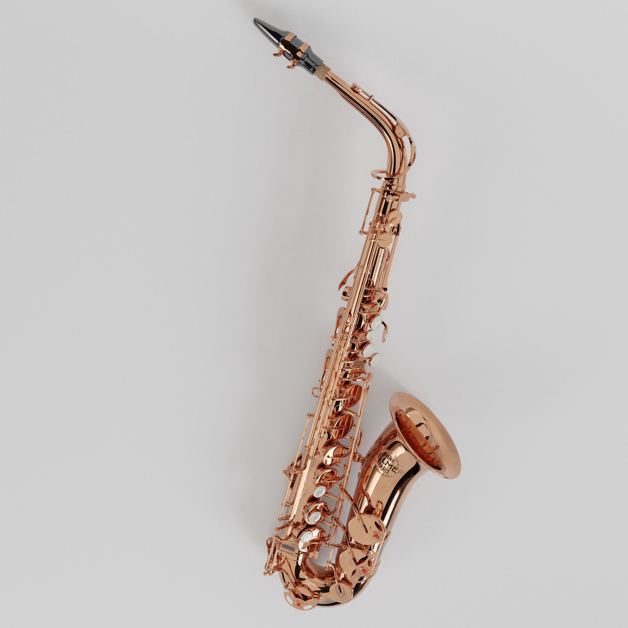 Alto Sax 3D model_6
