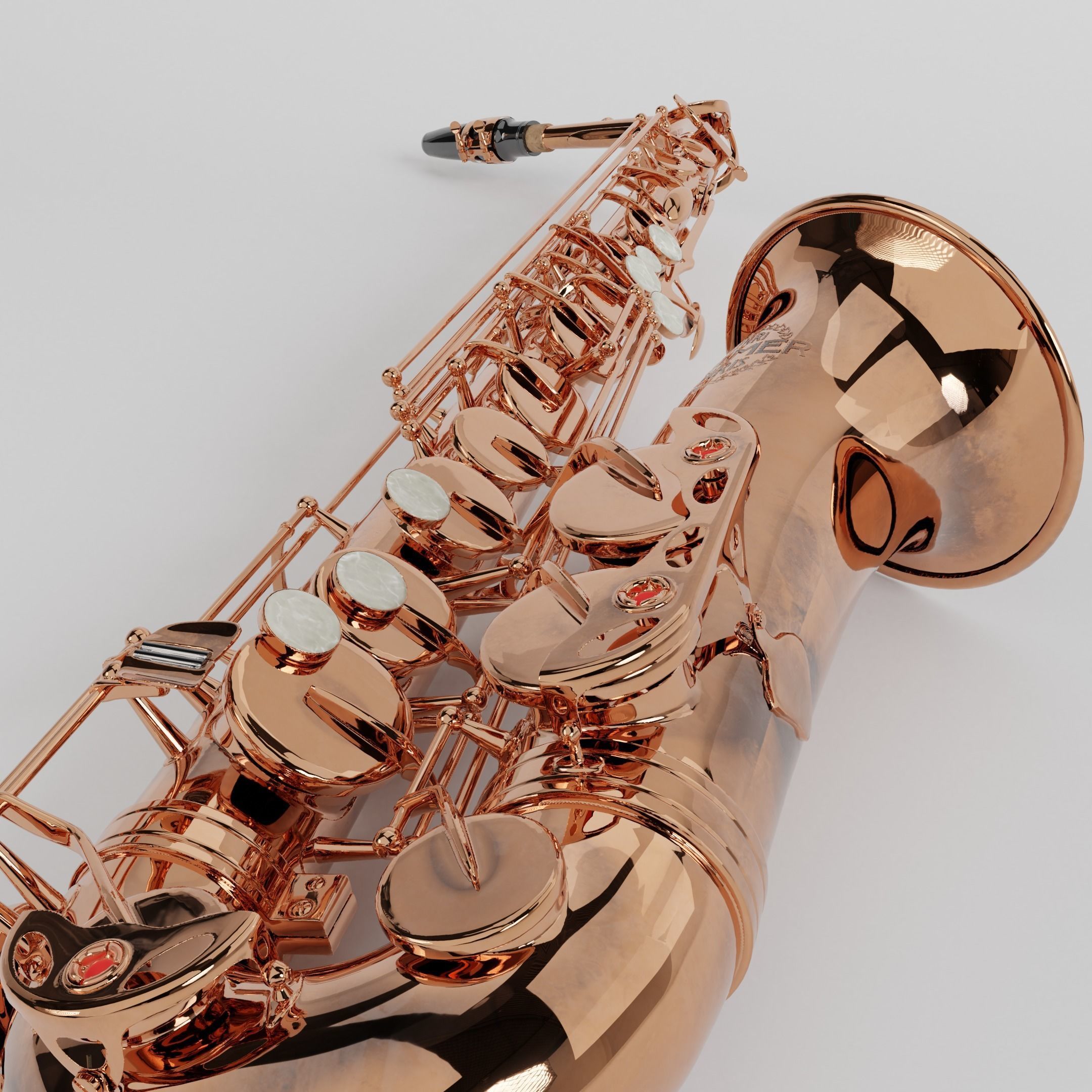Alto Sax 3D model_9