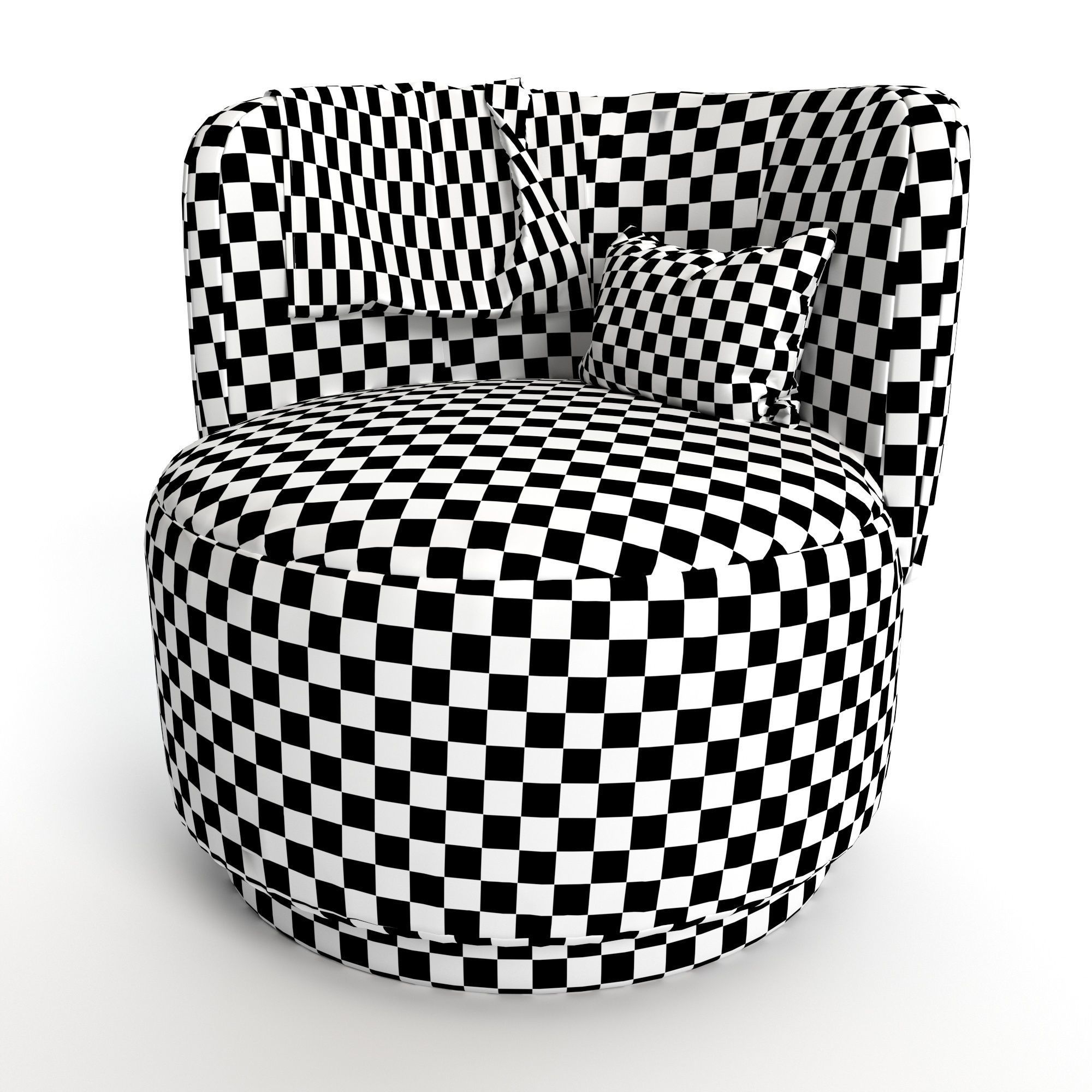 Amaia Swivel Chair 3D model_6