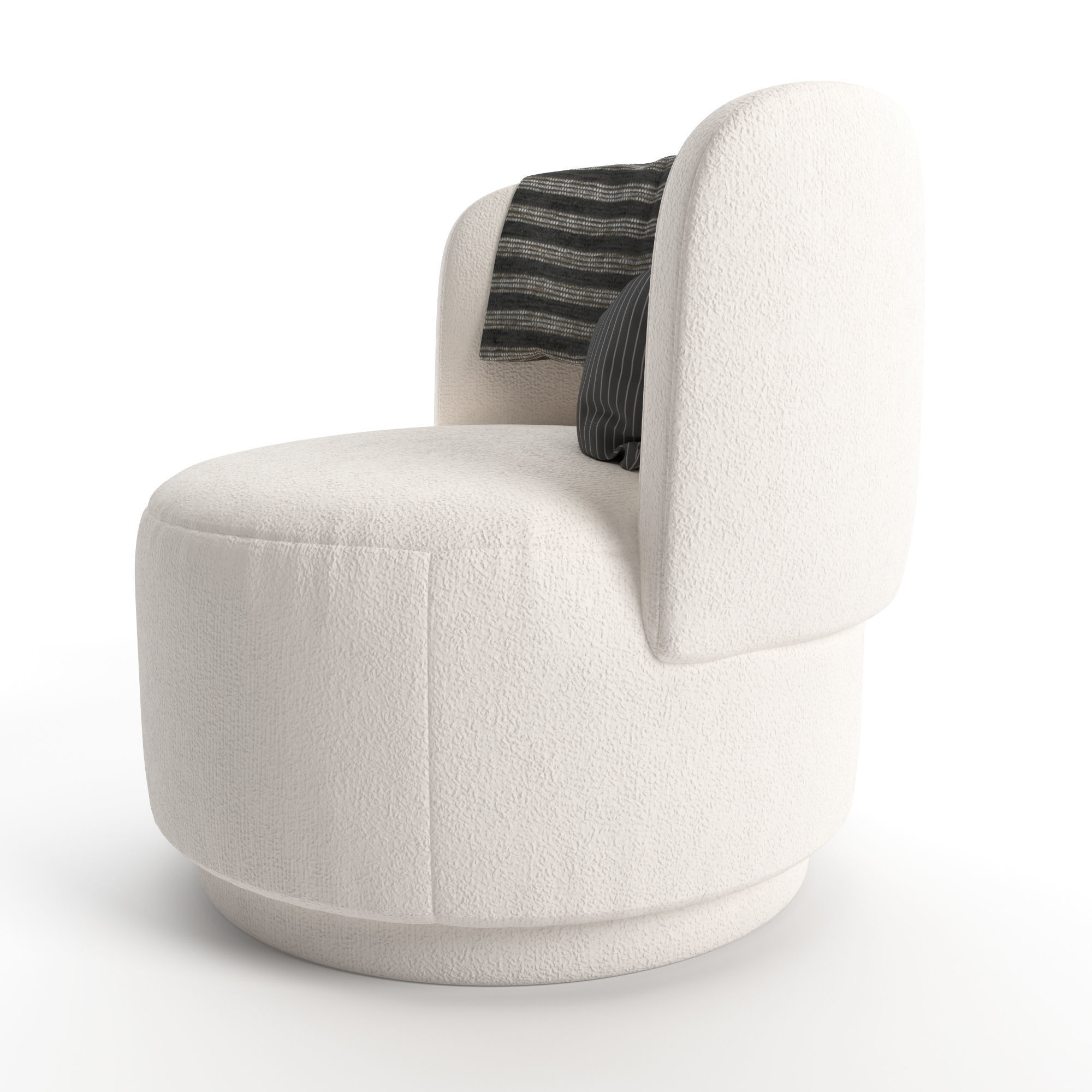 Amaia Swivel Chair 3D model_1