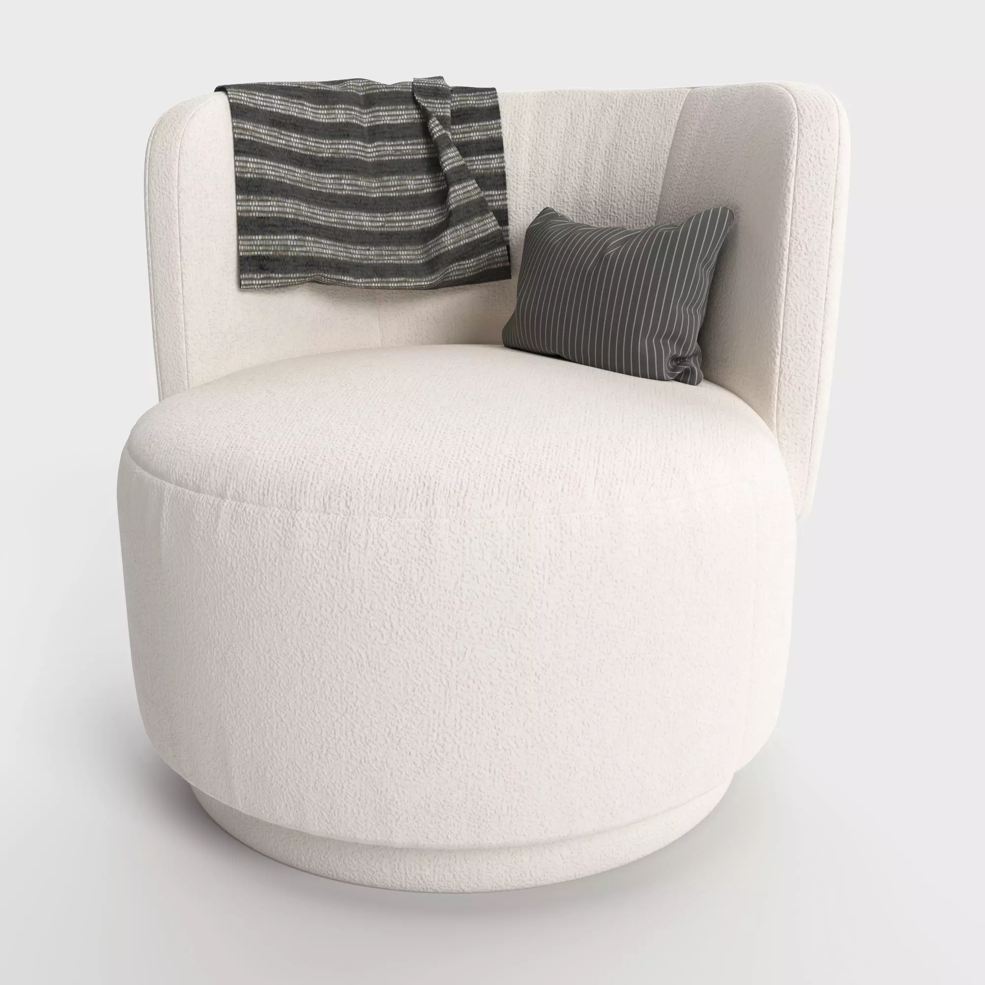 Amaia Swivel Chair 3D model_0