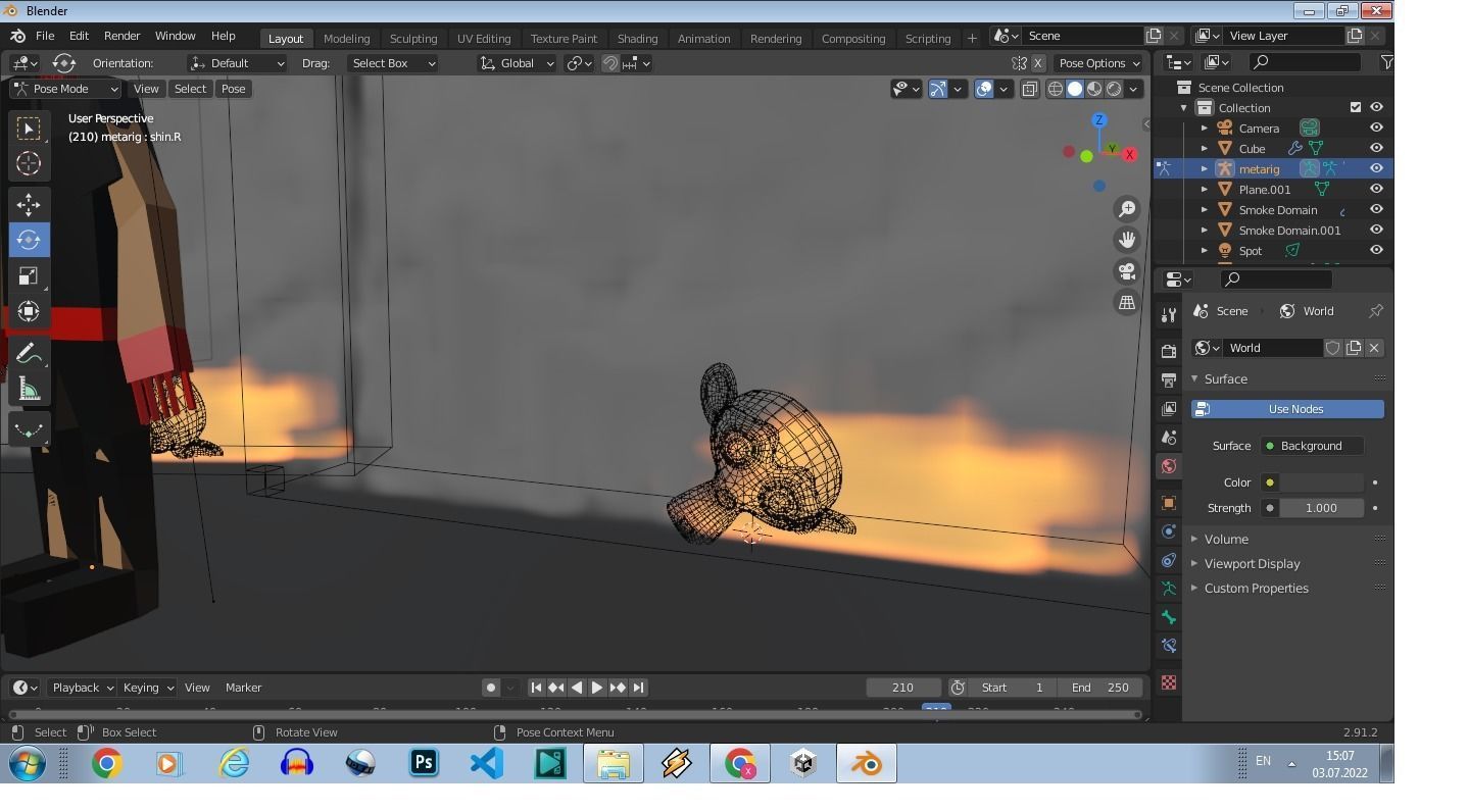 red killer Low-poly 3D model_4