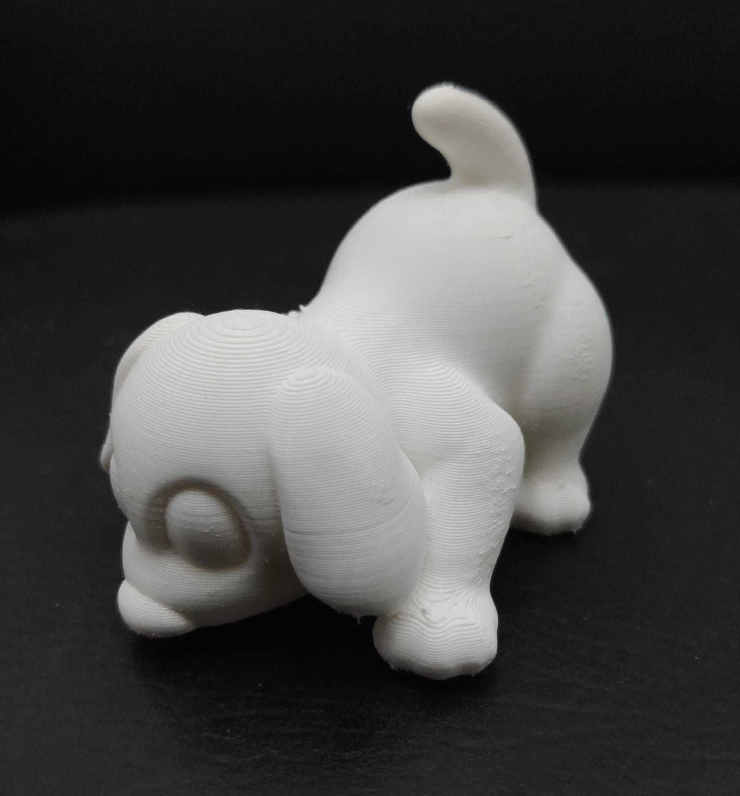 Dog Sniffing the Floor 3D print model_8