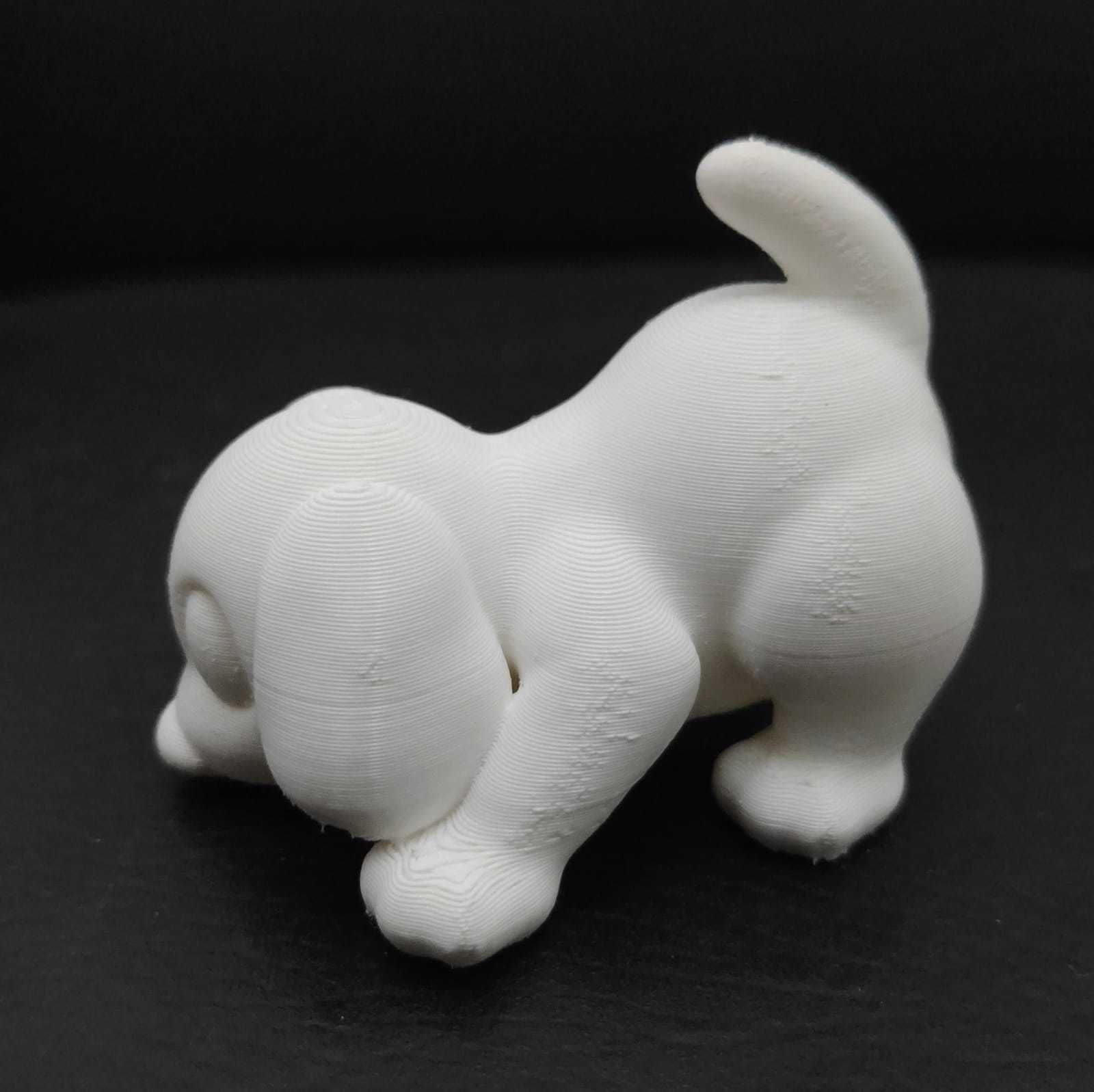 Dog Sniffing the Floor 3D print model_7