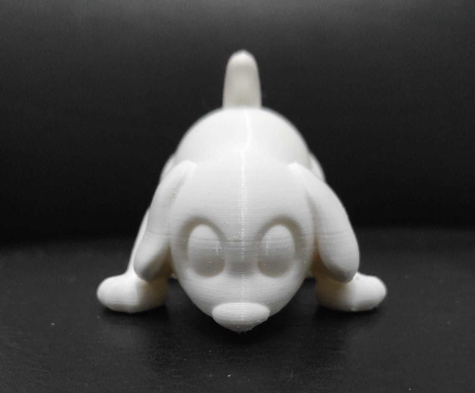 Dog Sniffing the Floor 3D print model_9