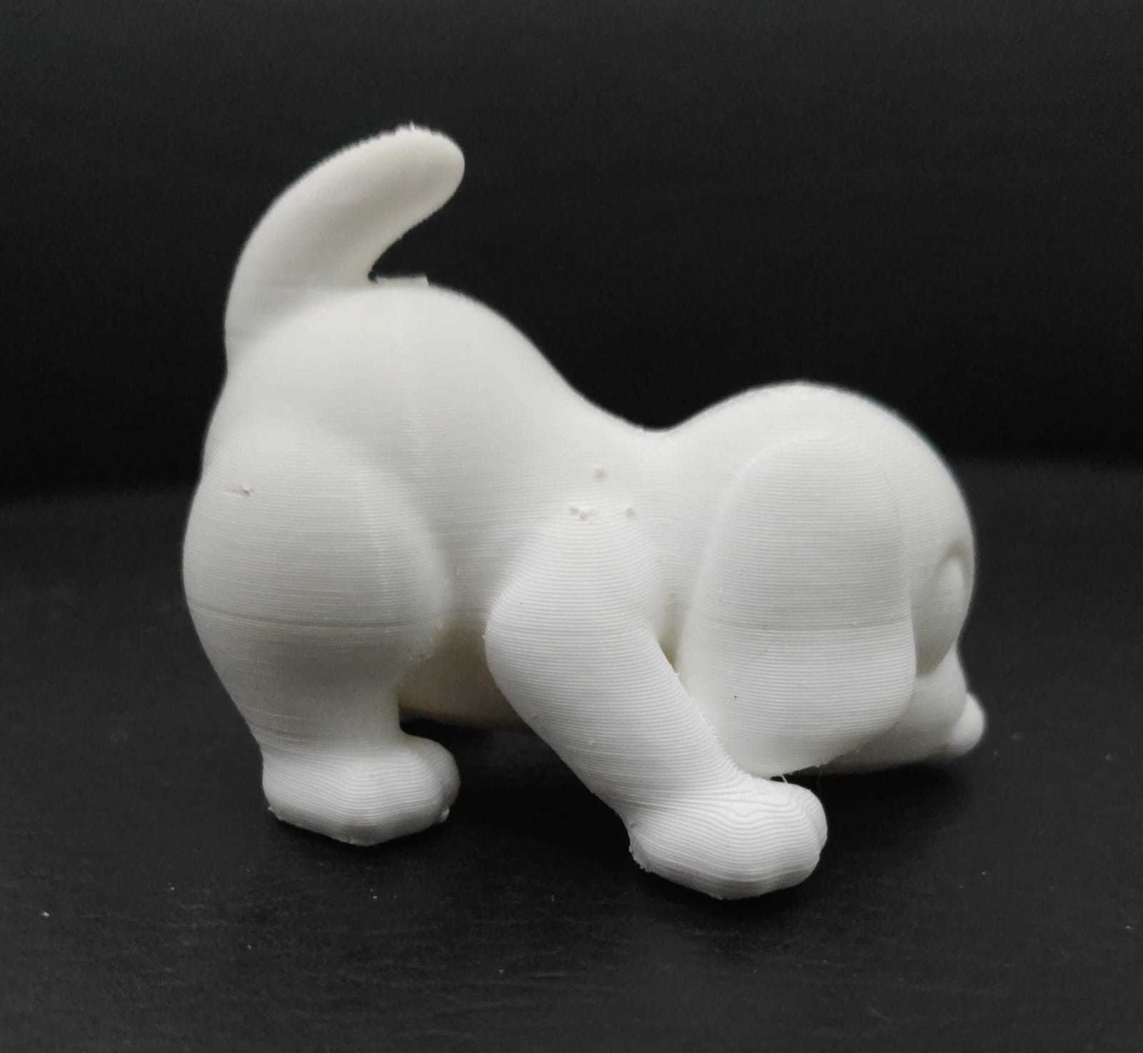 Dog Sniffing the Floor 3D print model_5