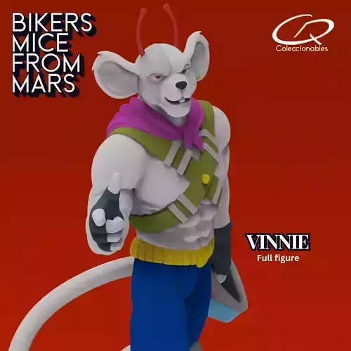 Biker Mice from Mars - Vinnie Full Figure 3D print model