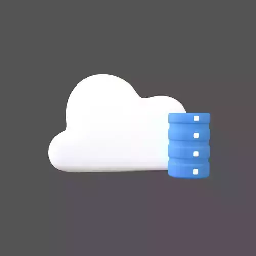 Cloud Database Icon v2 005