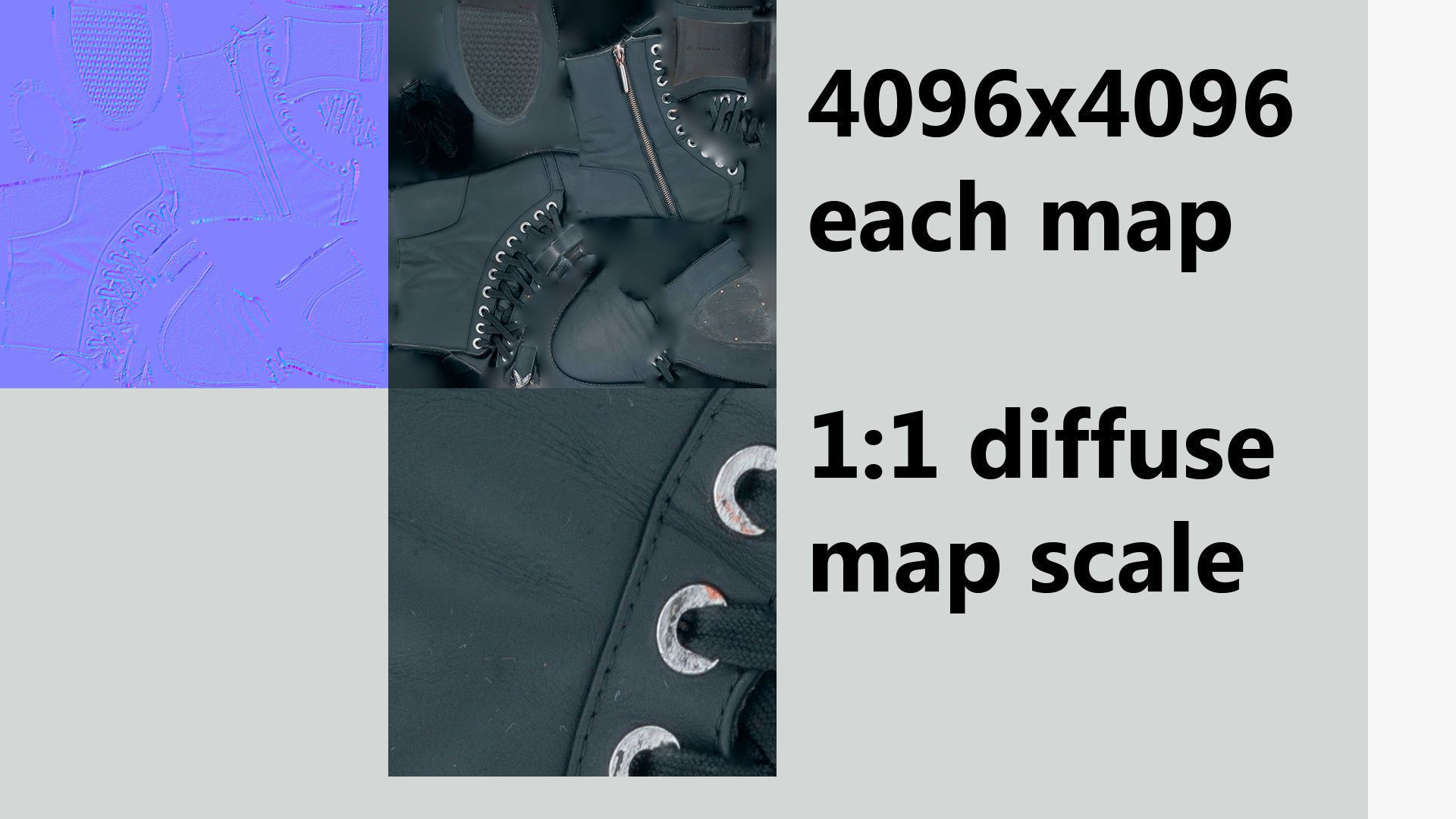 Pair of leather boots womans footwear shoes autumn spring season 3D model_8