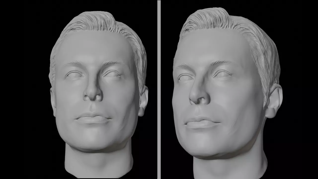 ELON MUSK head 3d  3D print model_0