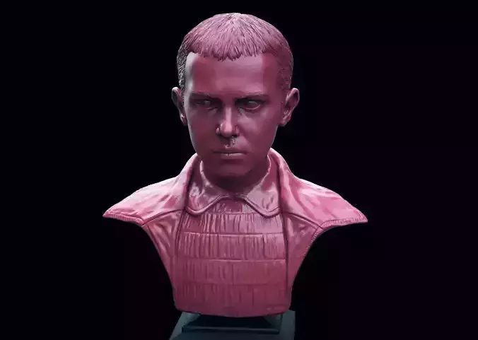 Eleven Bust- Millie Bobby Brown-Stranger Things Season 1 3D print model