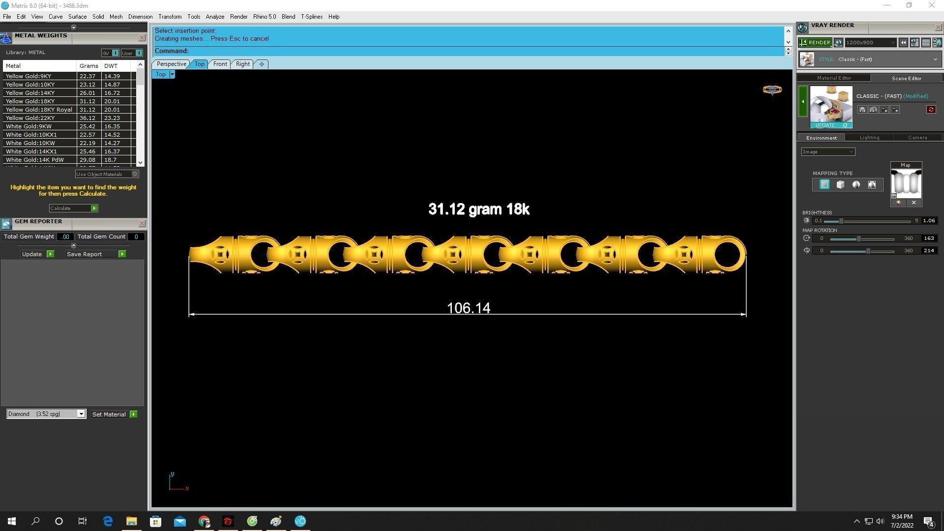 lucky necklaces for men 3439 3D print model_6