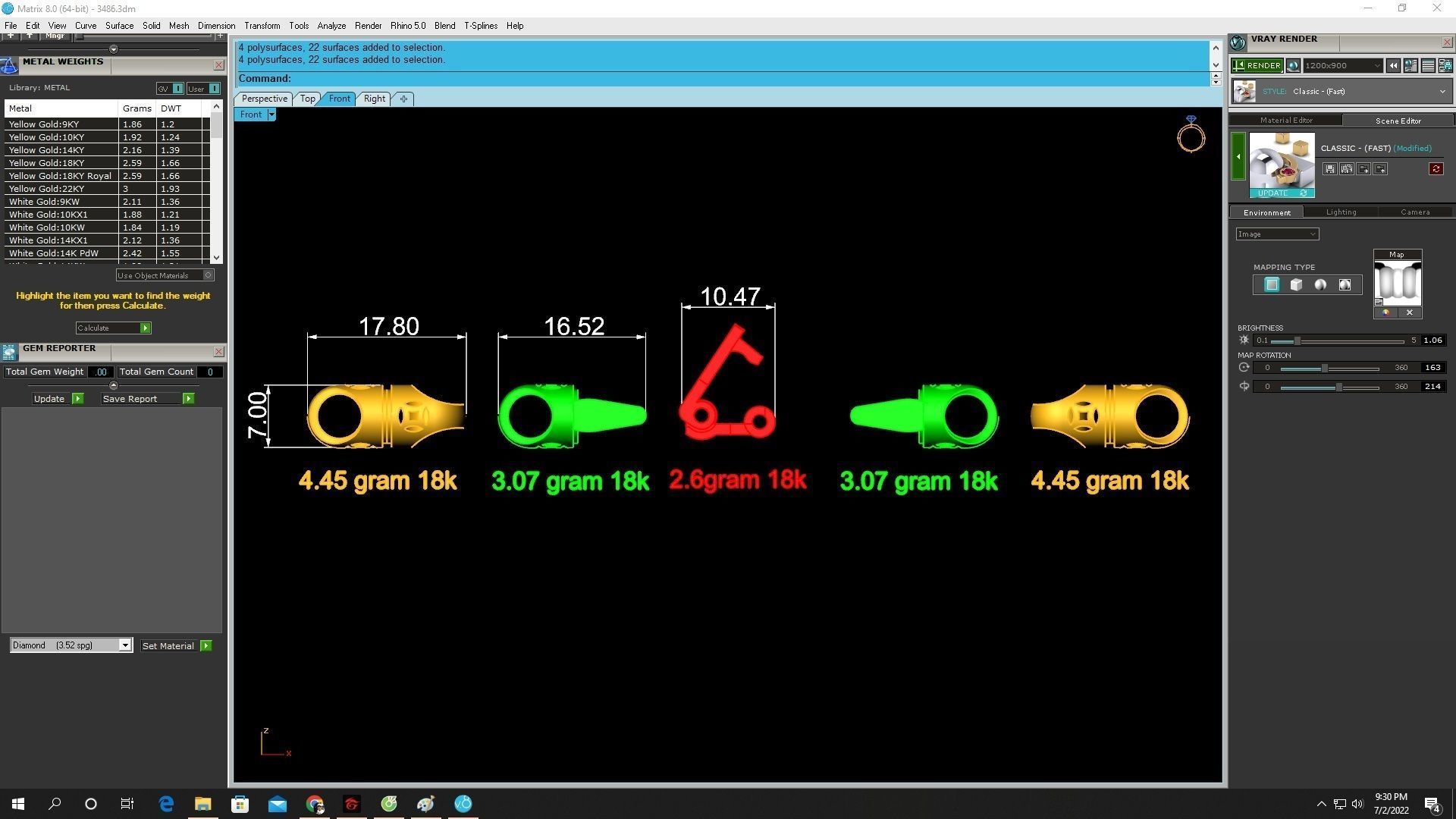 lucky necklaces for men 3439 3D print model_4
