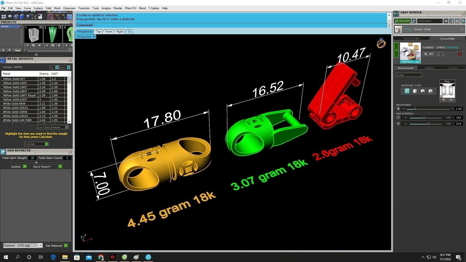 lucky necklaces for men 3439 3D print model_5