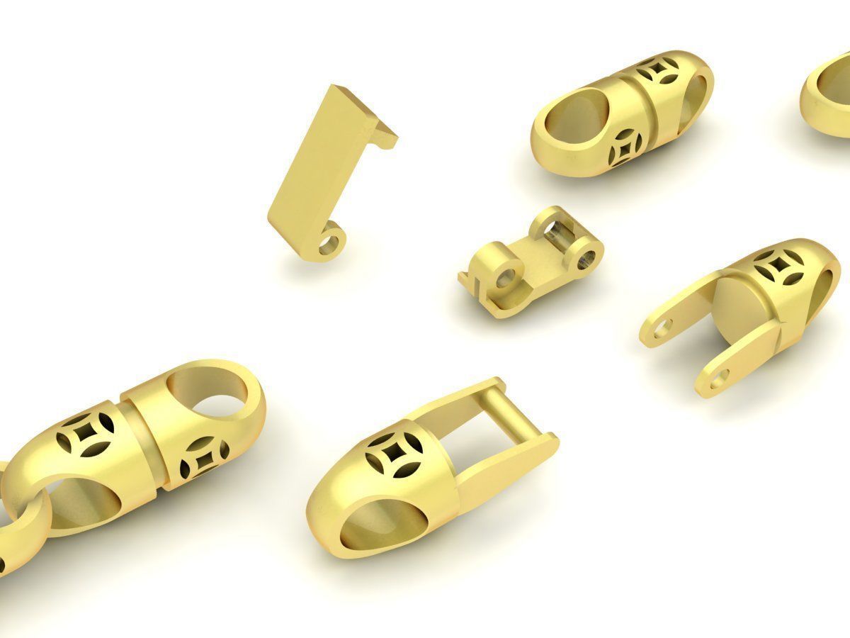 lucky necklaces for men 3439 3D print model_3