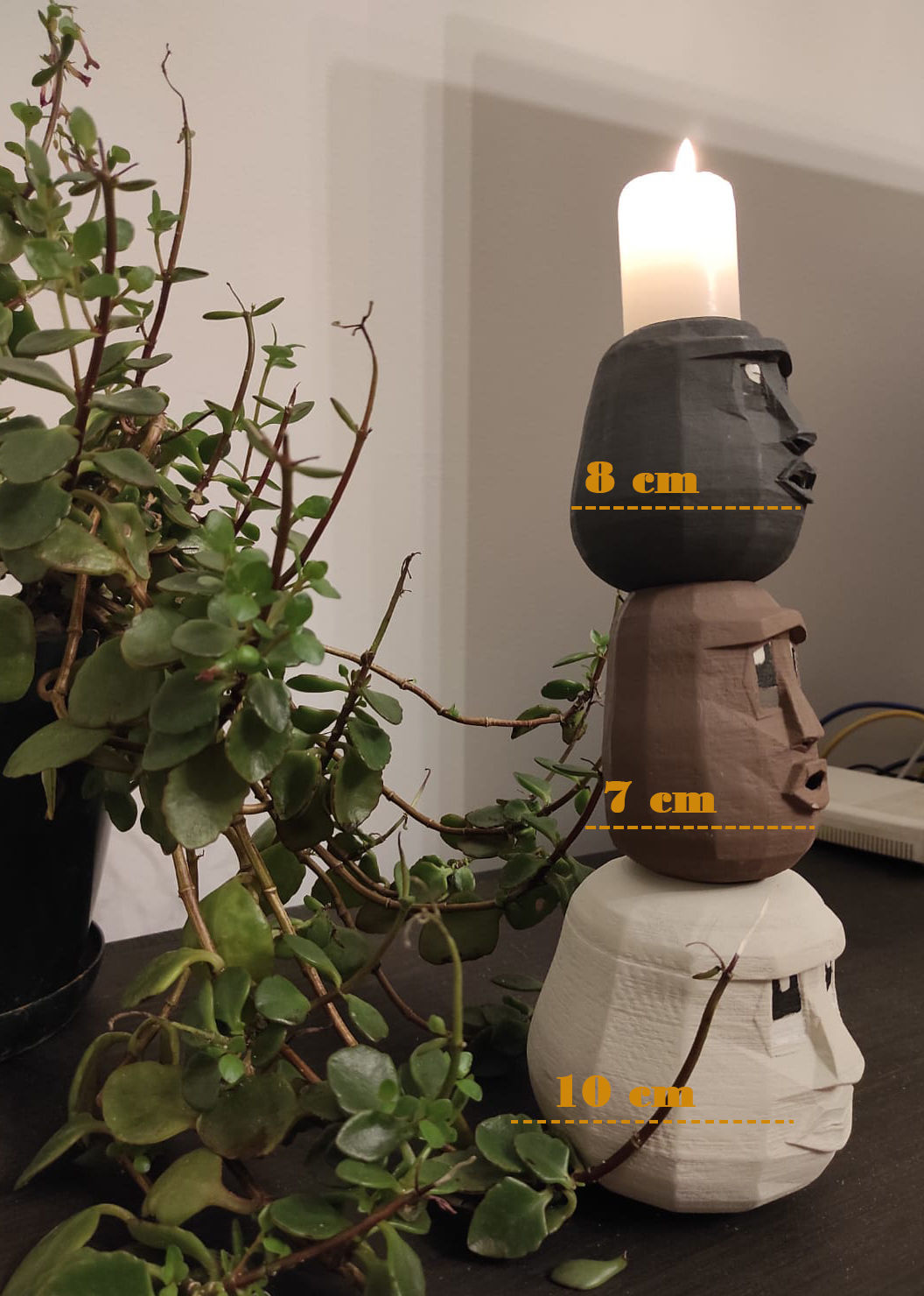 ROCKHEAD CANDLE HOLDERS 3D print model_3